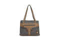 Grey Soft Shoulder Bag