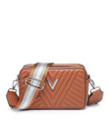 Chevron Quilted Crossbody Bag