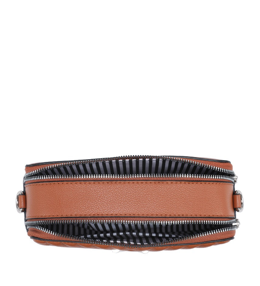 Chevron Quilted Crossbody Bag