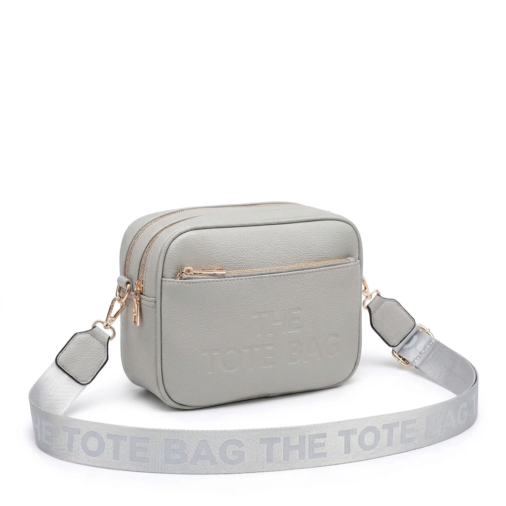 Double-Zip Crossbody Bag