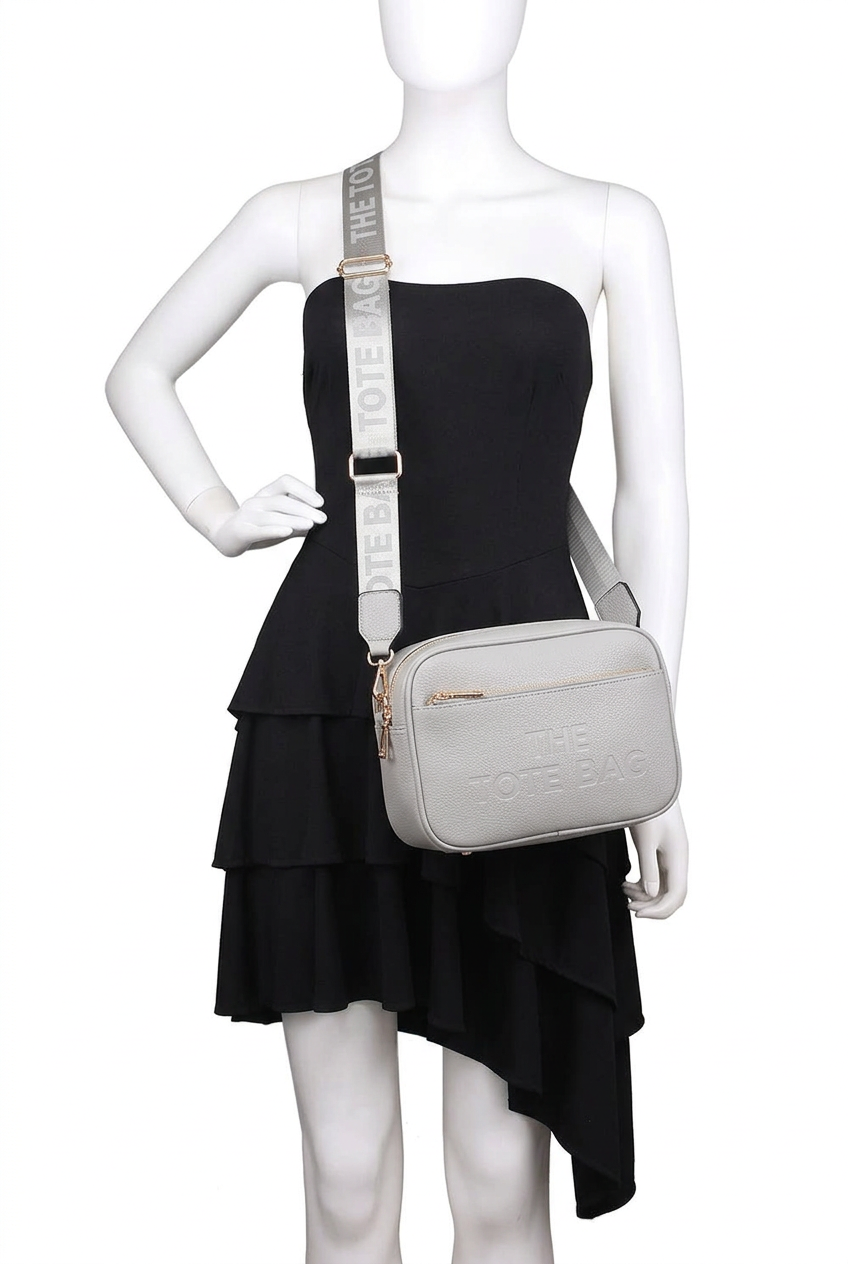 Double-Zip Crossbody Bag
