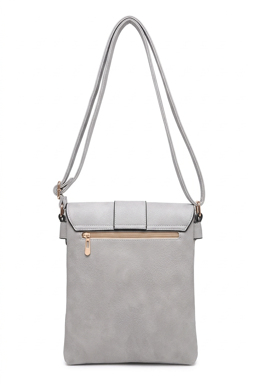 Button Detail Crossbody Bag