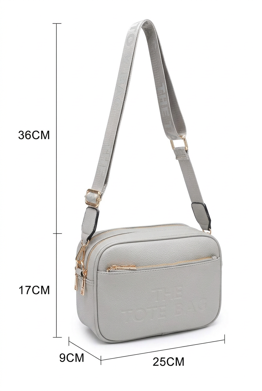 Double-Zip Crossbody Bag