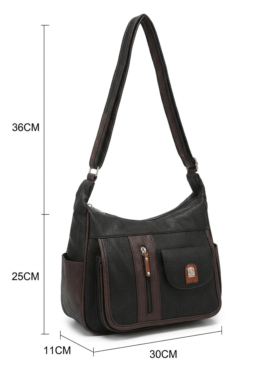 Multi-Pocket Shoulder Bag