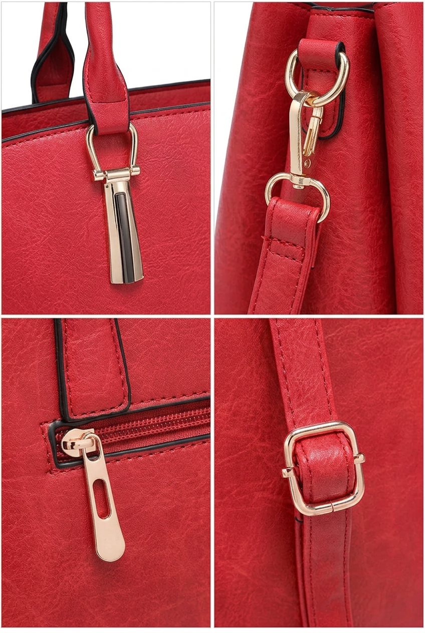 Red bag detail photos