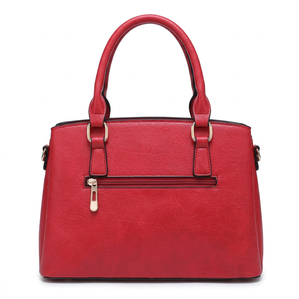 Red bag rear view