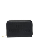 Black wallet on a white background