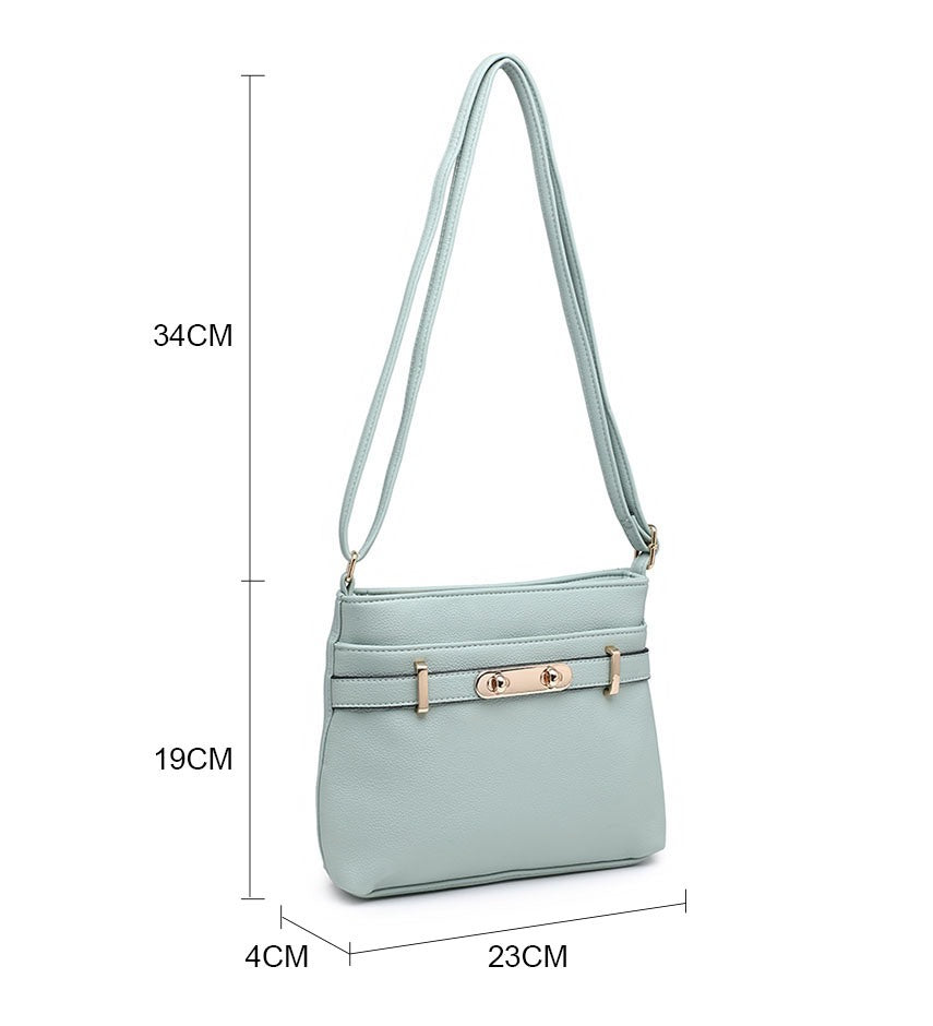 Bar Detail Crossbody Bag